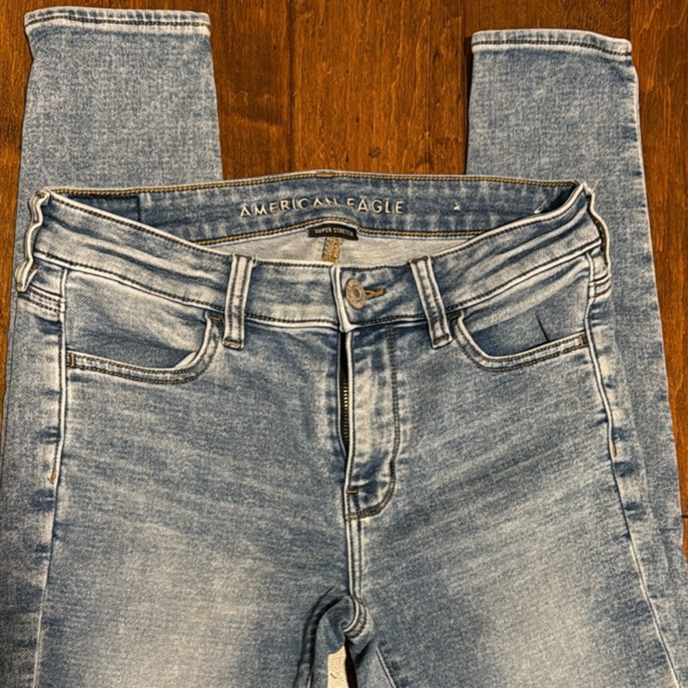 American Eagle Outfitters Super Stretch Stonewash Women's Jeggings 4